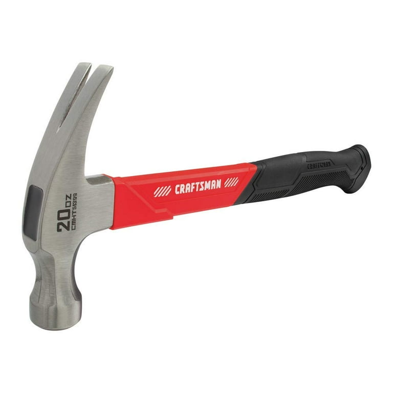 CRAFTSMAN 16-oz Smooth Face Steel Head Fiberglass Claw Hammer CRAFTSMAN 16-oz Smooth Face Steel Head Fiberglass Claw Hammer