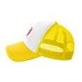 thumbnail image 3 of DC Defenders Trucker Hats Yellow One Size Adjustable Snapback Hat, 3 of 5