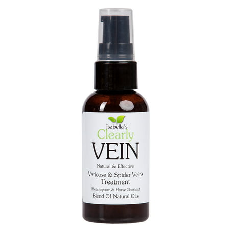 Isabella's Clearly VEIN - Varicose and Spider Vein Treatment, All Natural Remedy with Horse Chestnut, Helichrysum, Ginger. 2