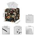thumbnail image 3 of FUIALDOLG Tissue Box Cover Sunflower Daisy Floral Square Waterproof PU Leather Facial Tissue Box Holder for Dresser Bathroom Home Decor, 3 of 7