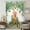Green Orange, variant on Cute Squirrel Forest Sheer Curtains 45 Inches Long, Green Trees Cone Leaves Mushroom Light Filering Curtains, Breathable Simi Curtain Privacy Drapes for Kitchen Bathroom Small Window Treatment