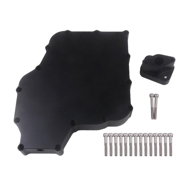 Bandeja de aceite de palanquilla de bajo con reemplazo de recogida adecuado para 1300, accesorios profesionales Negro Yotijar Cárter de aceite del motor