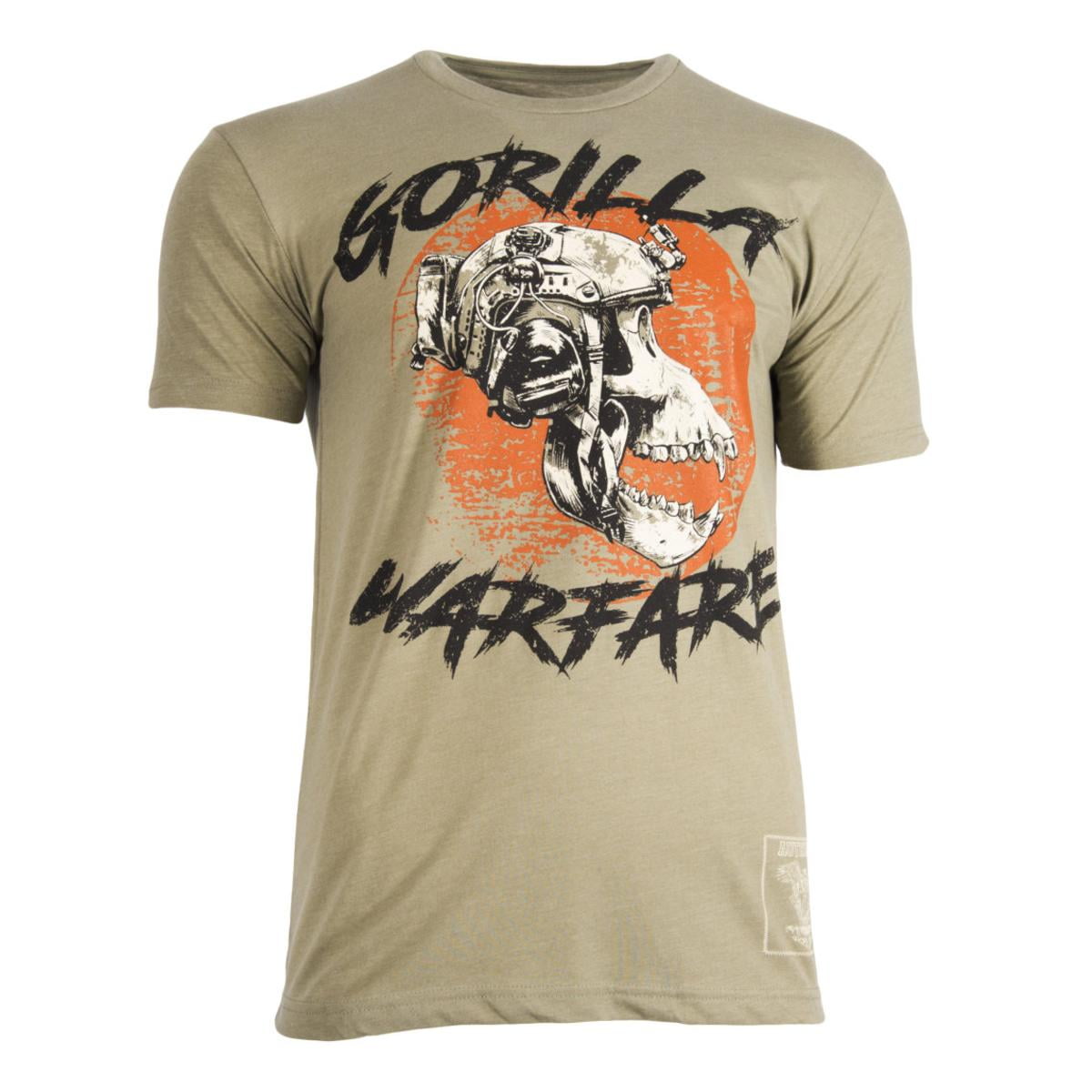 Gorilla Warfare Ultra Thin Vintage Military T Shirt From Ranger Up Tan Walmart Com