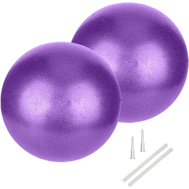 Small Pilates Ball, Therapy Ball, Mini Workout Ball, Core Ball, 9 Inch Small Exercise Ball, Pilates, Yoga, Workout, Bender, Core Training and Physical Therapy, Improves Balance