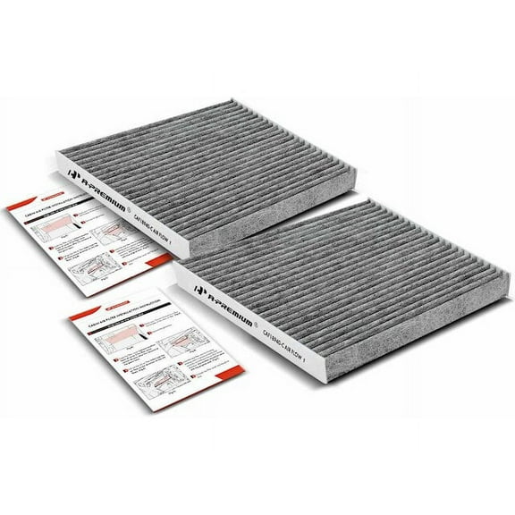 Cabin Air Filter Set 2 - Compatible with 2011 - 2017 BMW X3 2012 2013 2014 2015 2016