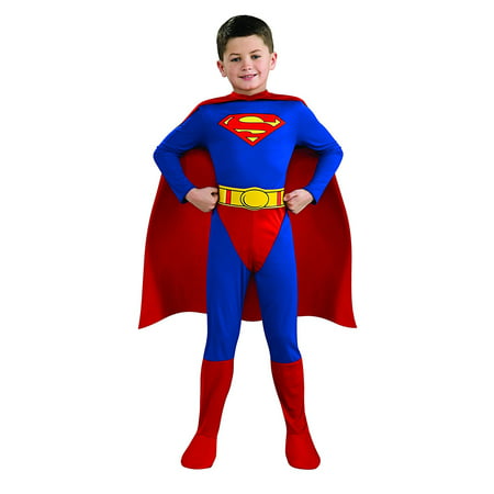 Superman Child's Costume, Medium, Dc comics licensed official superman costume. By