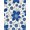 Ivory, Pattern 21, variant on Flatwoven High Traffic Area Rug, Seaside Blossom Retreat Decorative, Non Slip, Stain Resistant, Washable Area Rugs for Living Room, Bedroom(Blue, 4X6)