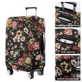 thumbnail image 5 of Pioneer Flower Floral Print Pattern Luggage Cover Fashion Suitcase Cover Baggage Covers Fit 25-28 Inch Luggage (Go Travel), 5 of 5
