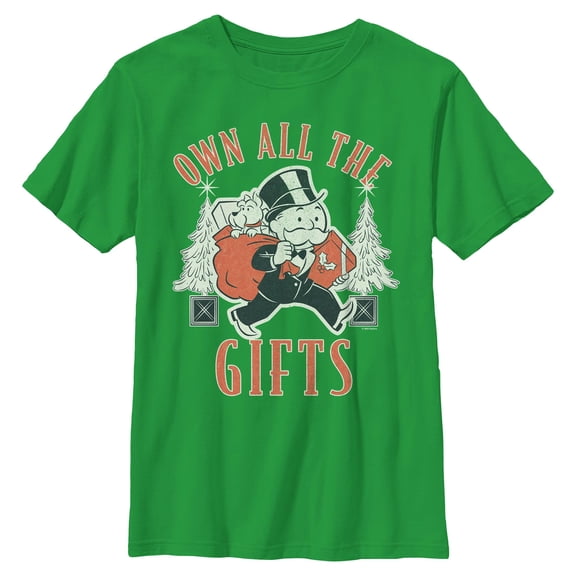 Boys Monopoly Own All The Gifts T Shirt