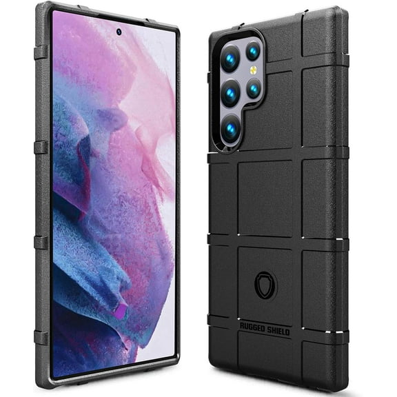 Samsung Galaxy S23 Ultra Case Samsung S23 Ultra Case Heavy Duty Shock Absorption Phone Cases Impact Resistant Protective Cover for Galaxy S23 Ultra(New Black)