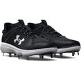 thumbnail image 5 of Under Armour Men's Yard Low Mt Metal Baseball Cleats Black/Black Medium 10 10 Medium US/Black|Black, 5 of 5