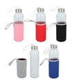 thumbnail image 1 of Cilindro de vidrio/Con funda removible capacidad de 500ml negro 6.5 x 22, 1 of 4