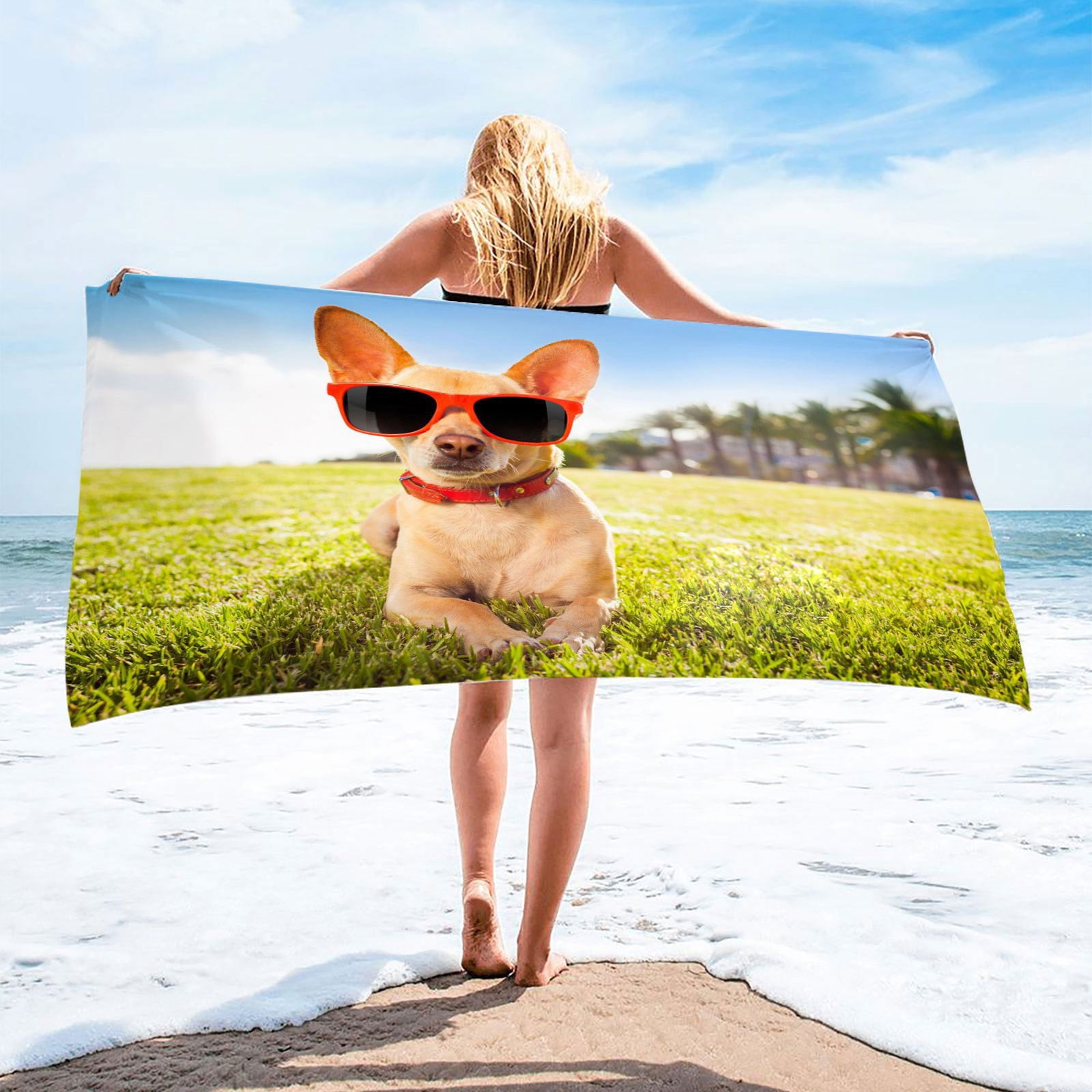 Dog beach towel hotsell