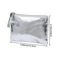 thumbnail image 2 of Mini PU Leather Wallet Portable Coin Purse Waterproof Coin Pocket with Zipper Small Coin Pouch for Women Durable Key Bag Storage Bag Card Holder, 2 of 7