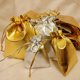 thumbnail image 3 of GOOHOCHY 50 bolsas con cordón de 9 x 12 cm para regalos de boda, dulces, joyas, tamaño grande (doradas), 3 of 8
