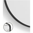thumbnail image 4 of Mirrona SUNBOW  Black Flat Round Wall Mirror - 24 inches, 4 of 5