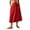 AA-Red, variant on QATAINLAV Womens Y2k Bubble Maxi Skirts Elastic Waist A Line Long Skirt Solid Casual Ruffle Pleated Midi Dress, White, L, Mother's Day Gifts