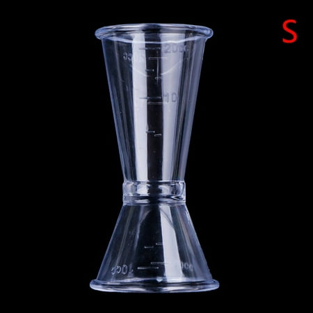 

20/40ml Transparent Resin Bar Wine Cocktail Shaker Jigger Double Shot Short Drink Mixer Wine Measuring Cup Bar Accessories