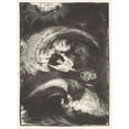 thumbnail image 2 of Carel Adolph Lion Cachet 19x24 Black Ornate Framed Double Matted Museum Art Print Titled: Duif in Storm (1874), 2 of 5