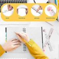 thumbnail image 4 of 5 Pieces Cute Cat Paw Straight Rulers, 6 Inch Plastic Measuring Tool Stationery Transparent Ruler Small Straight Rulers with Centimeters for School Of, 4 of 5