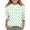 Green C, variant on Crew Neck Sweatshirts Girls Polka Dot Pattern Children's Casual Pullover Raglan Round Neck Long Sleeve Sweatshirts T-Shirt