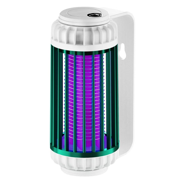 Lámpara LED portátil de 360° con USB para exteriores e interiores, repelente de mosquitos silencioso, tipo choque, para el hogar