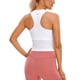 thumbnail image 1 of Sostén CRZ YOGA sin costuras, acanalado, espalda nadadora, con relleno, blanco, talla L, 1 of 5