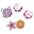 thumbnail image 3 of Cuadros Decorativos Posavasos de cristal para bebidas, posavasos de copa de adorno para adultos y niños (AA1163) Wdftyju embutido en tela, 3 of 6