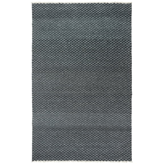 Gatney Rugs Capstone Area Rug CPI102 Gray Banded Bars 5' x 7' 6" Rectangle