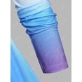 thumbnail image 4 of Tallas grandes Impresión de mariposa OMBRE COLOR PANDETERCHIEZ CAMISETA Rosegal  Mangas largas de talla grande, 4 of 5