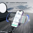 thumbnail image 6 of CxhicLuv Mirror Mobile Phone Stand, Universal Navigation Holder for Cars, Motorcycles & Bicycles, 360° Adjustable Mount for Phones 4.7-6.7 Inches, Shock Absorbing Design for Safe Hands-Free Use, 6 of 9