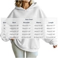 thumbnail image 3 of Women Oversized Hoodie Long Sleeve Drop Shoulder Pullover Solid Color Loose Fit Casual Hooded Sweatshirt, 3 of 9