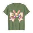 thumbnail image 1 of Camiseta de Cuello Redondo de Manga Corta de la Mujer, Top de Moda para Invierno Y Primavera Impresa de Navidad Casual 3/4, 1 of 7