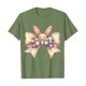 thumbnail image 1 of Camiseta de Cuello Redondo de Manga Corta de la Mujer, Top de Moda para Invierno Y Primavera Impresa de Navidad Casual 3/4, 1 of 7