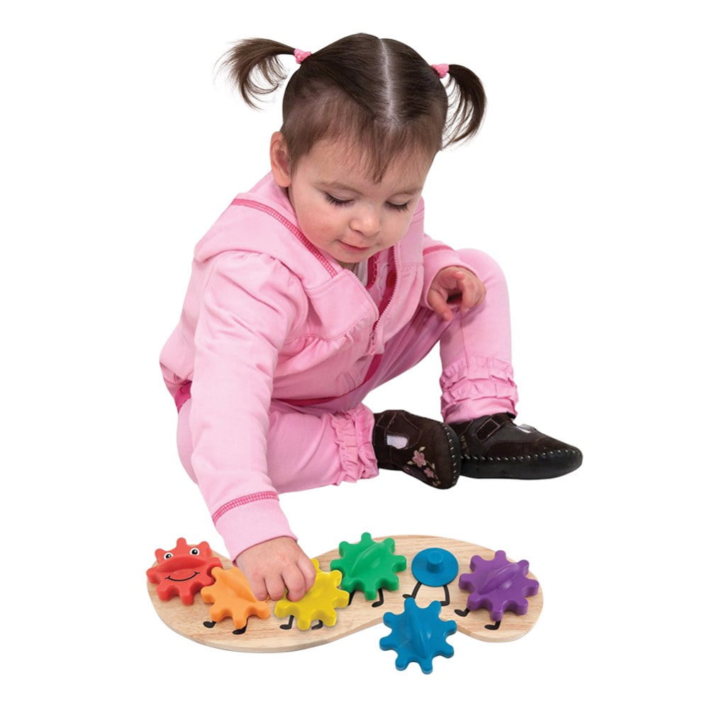 melissa and doug rainbow caterpillar gear toy