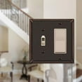 thumbnail image 2 of Imperial Bead Toggle/GFI Combination Switch Plate in Aged Bronze, 2 of 6