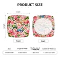 thumbnail image 6 of Lsque Watercolor Birds Printed Square Couch Cushion Covers, Floral Sofa Cushion Covers Replacement, Stretch Couch Covers for Couch-16.9in, 6 of 9
