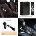 thumbnail image 5 of HUIACONG Car Seat Cover Set, with Car Armrest Cover Armrest Cushion Rearview Mirror Protector, 14 Pack Cat Star Pattern, 5 of 8