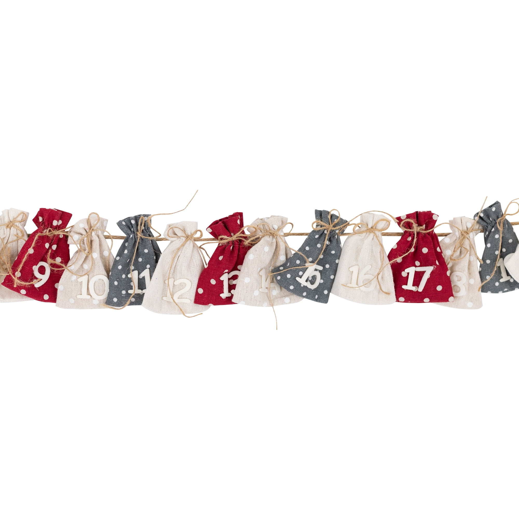 Count Down to Christmas Gift Bags Garland - 6.5'