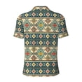 thumbnail image 4 of Rocae Traditional Tribal Aztec1 for Men's Short Sleeve Polo Shirt, Quick Drying Performance Moisture Wicking Sports Men's Golf Shirt Large, 4 of 9