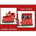 thumbnail image 2 of 5 piezas pequeño tren de navidad de madera para decorar mesa de navidad decoración de navidad Afortunado Sencillez, 2 of 4