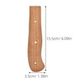 thumbnail image 4 of ColoMX Mango de madera para cuchillo de cocina japonés, abrazadera de madera dura, agarre para cuchillo de sashimi, suministros para manualidades, accesorios para profesionales, 4 of 8