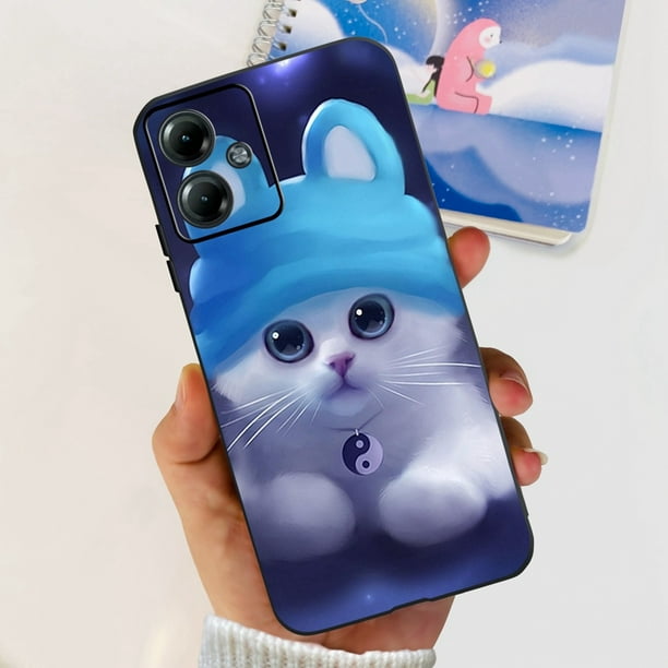 Motorola Moto G13 G14 G23 Capa Más Nuevo 2023 Dibujos Animados Flor Astronauta Pintado Caso Cubierta Para MotoG13 G 14 23 Carcasa Del Teléfono