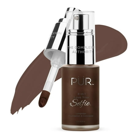 4-in-1 Love Your Selfie Longwear Foundation & Concealer Full Coverage Liquid Foundation, Hydrating Formula, Cruelty Free