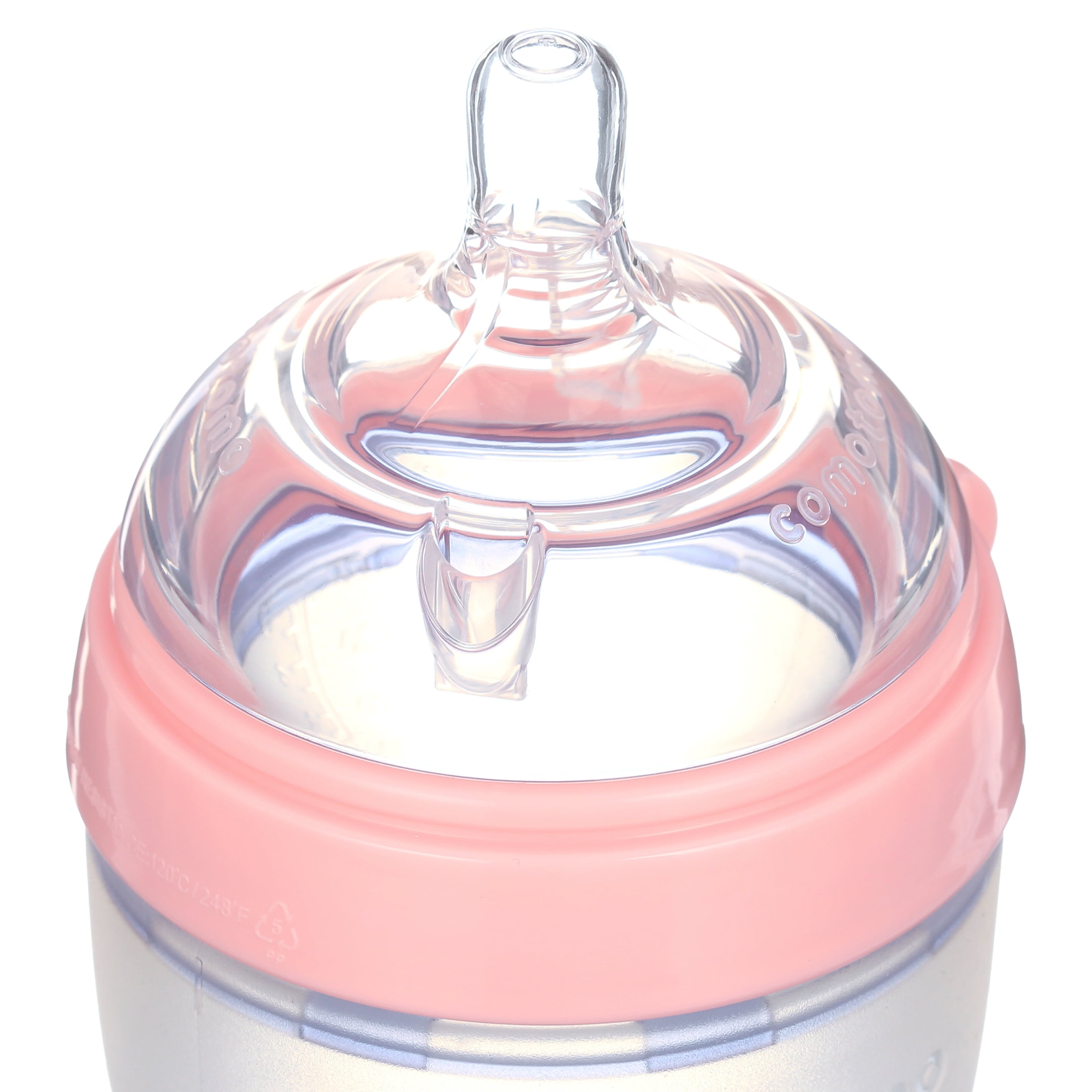 Comotomo Baby Bottle, Pink, 5 Ounce (2 Count)