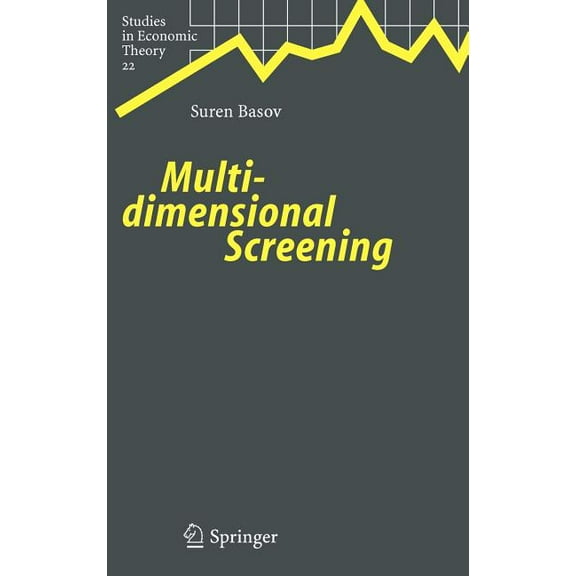 Studies in Economic Theory Multidimensional Screening, Book 22, (Paperback)