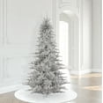 thumbnail image 5 of Vickerman 7.5' Silver Tinsel Fir Artificial Christmas Tree, Unlit, 5 of 5