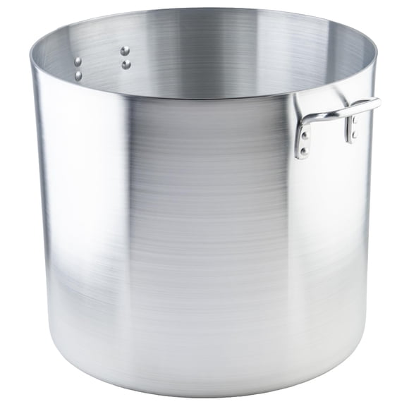 Olla alta Winware de aluminio de 75 L, 4 mm, certificación NSF