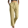 thumbnail image 2 of VEKDONE Discounts And Promotions Today Linen Pants Men Summer Deal of the Day Lightning Deals, 2 of 8
