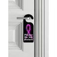 thumbnail image 2 of Do Not Disturb Door Knob Hanger Sign - Breast Cancer Awareness - Pink Logo, 2 of 3